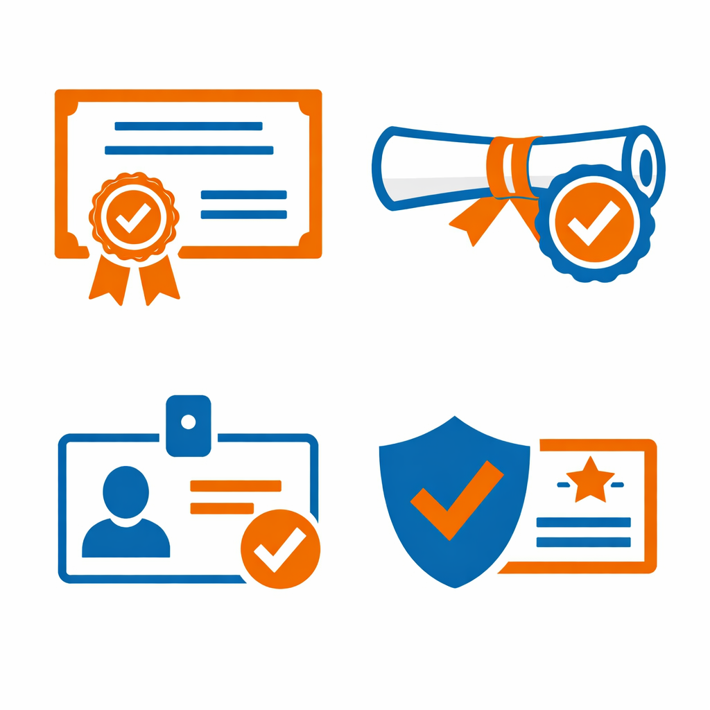 certifikaty licencie